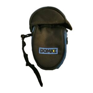Vintage DOMKE Photography Rare Version Camera Bag Pouch Blue Hook & Loop Closure